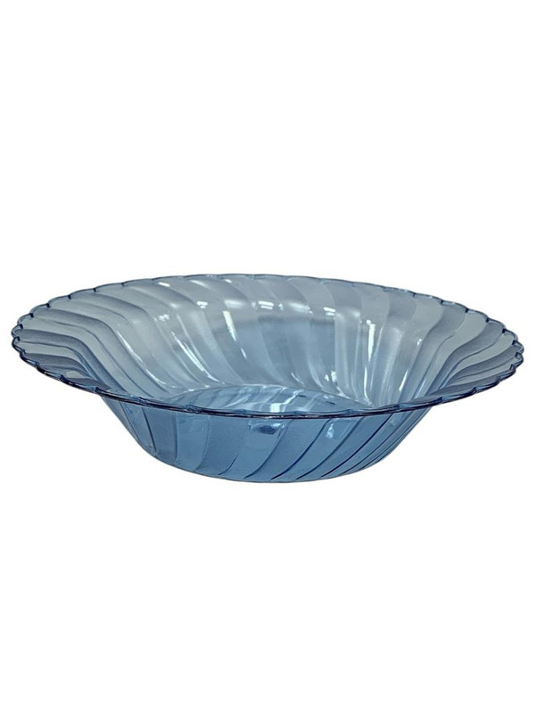 PLATO ACRILICO ONDO AZUL 8 PZ