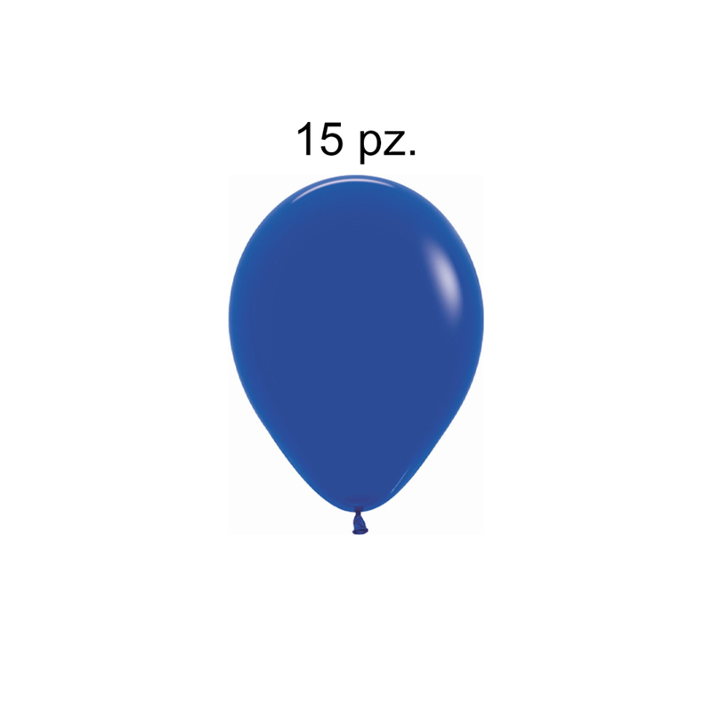 GLOBOS R12 AZUL REAL 15 PZ 