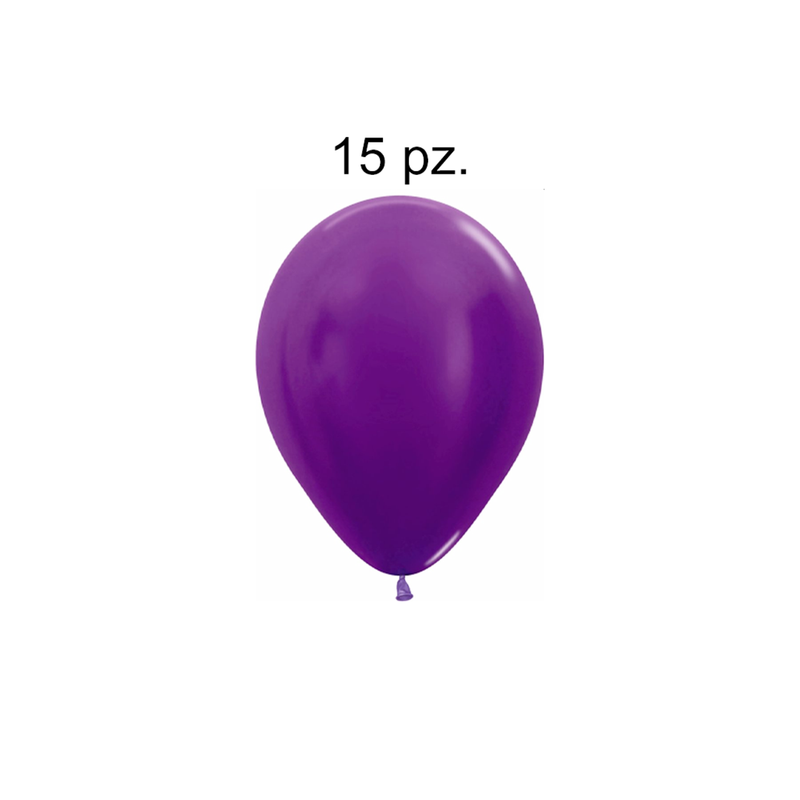 GLOBOS R12 VIOLETA 15 PZ 