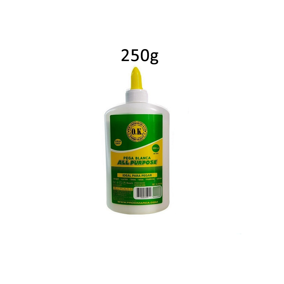 PEGA LIQ BLANCA POLIVINILICA 250 GR OK