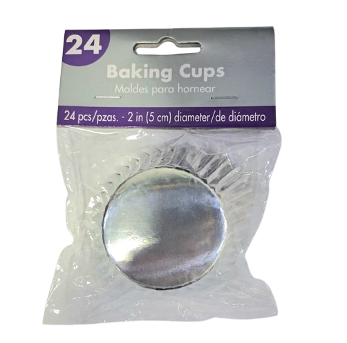 CAPACILLOS N11 PLATEADO 24 PZ