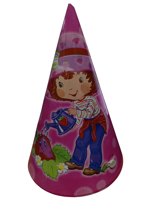 GORRO CONO FRESITA PAQ 8UNID