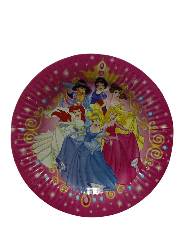 PLATOS DE PIÑATA PRINCESAS PAQ 8 UNID