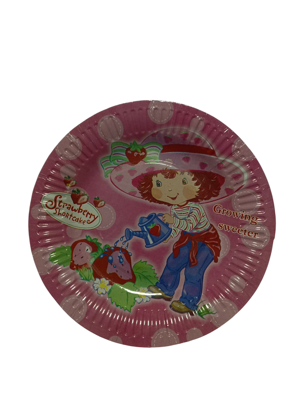 PLATOS DE PIÑATA FRESITA PAQ 8 UNID