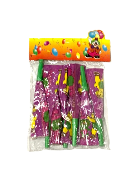 PITO CONO BARNEY PAQ 8UNID