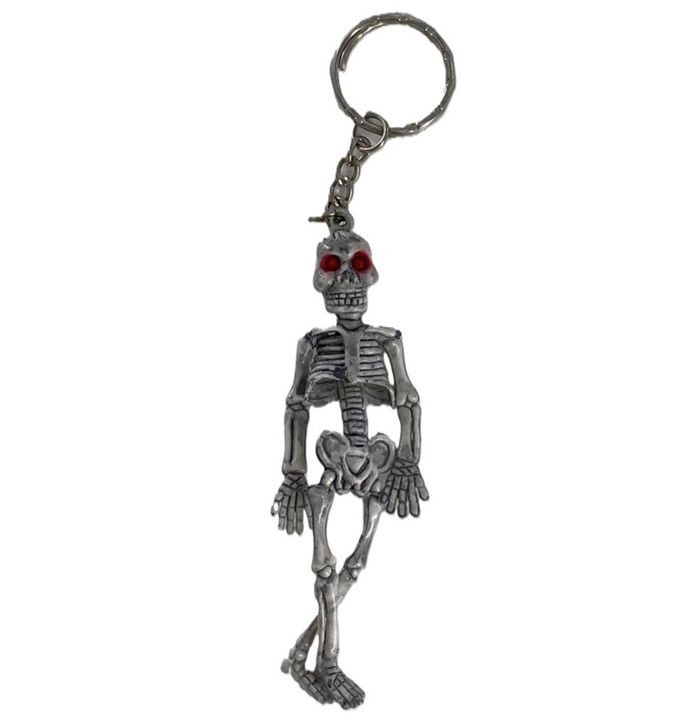 LLAVERO ESQUELETO PEQUENO BLANCO