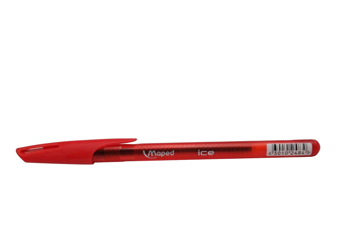 BOLIGRAFO MAPED ICE COLOR ROJO