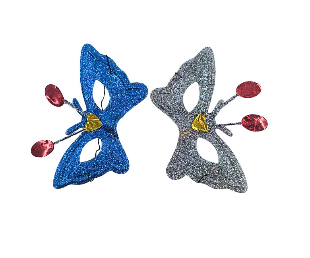 ANTIFAZ MARIPOSA ESCARCHADA MULTICO 6UND