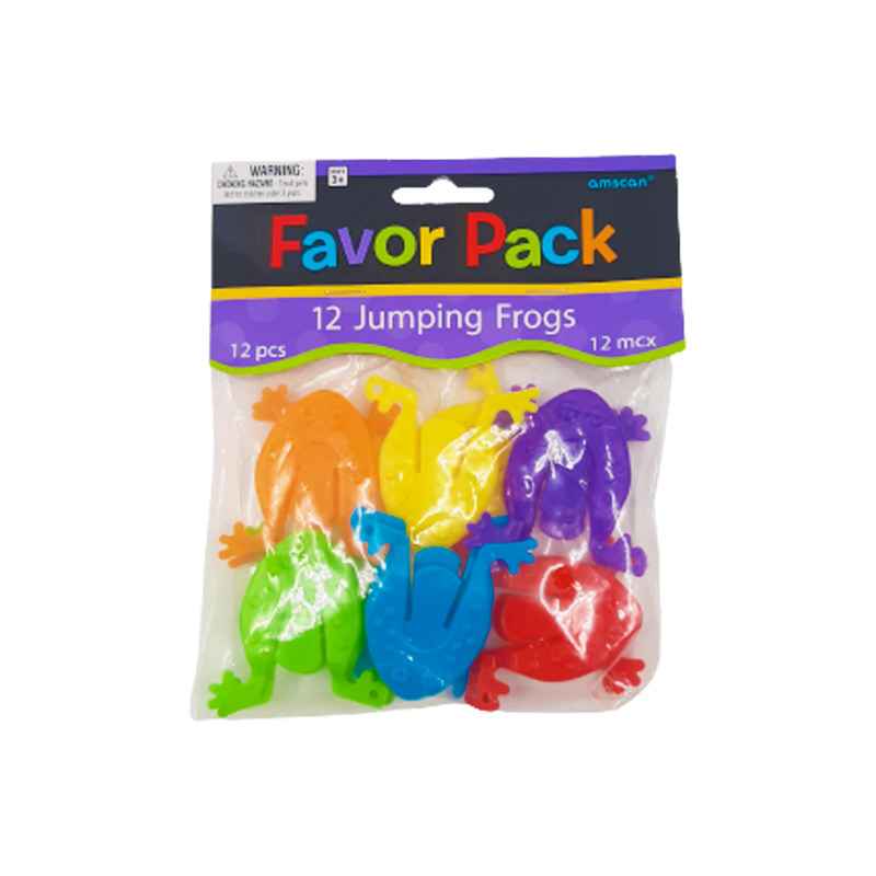 SET DE RANAS SALTARINAS 12 PZ