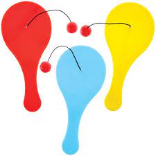 SET MINI PADDLE BALL 4 UND