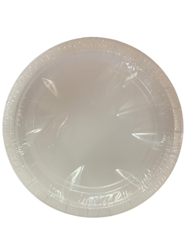 PLATOS DE CARTON BLANCO 7' 20 PZ