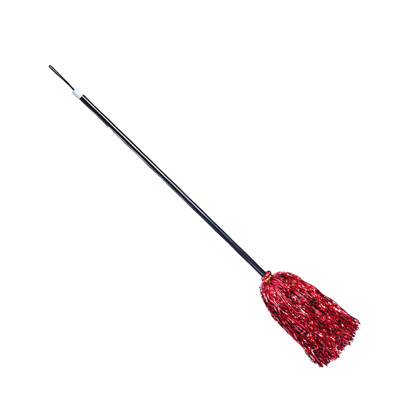 ESCOBA DE BRUJA FLECOS METALIZADOS