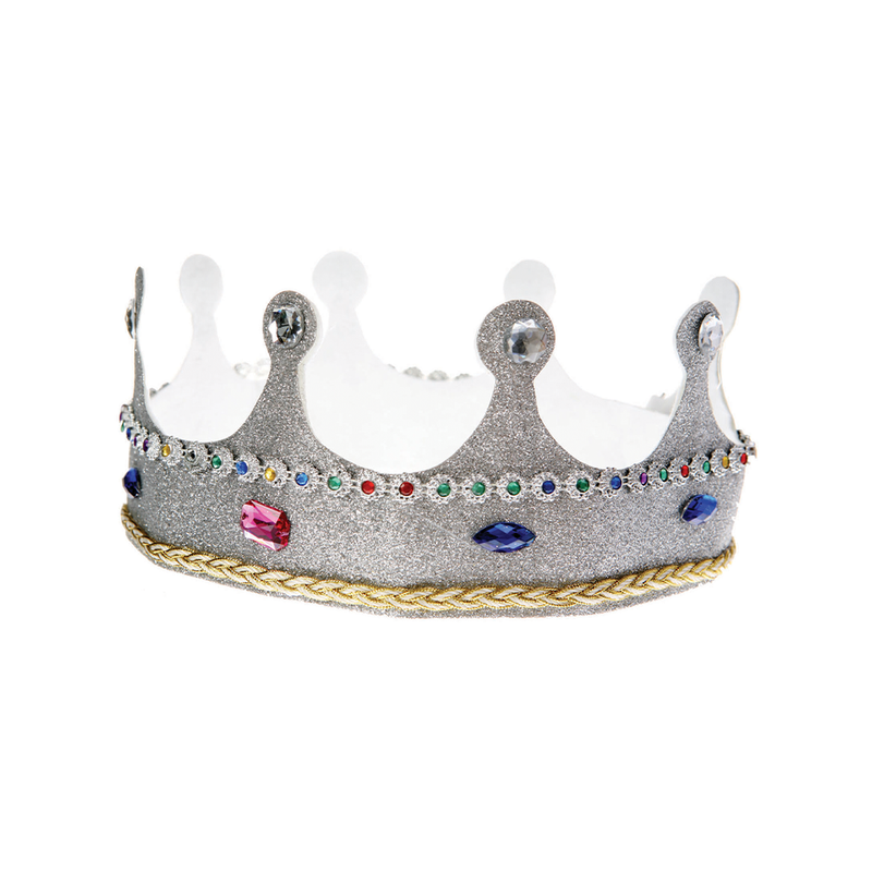 CORONA ARMABLE DECORADA PLATEADO