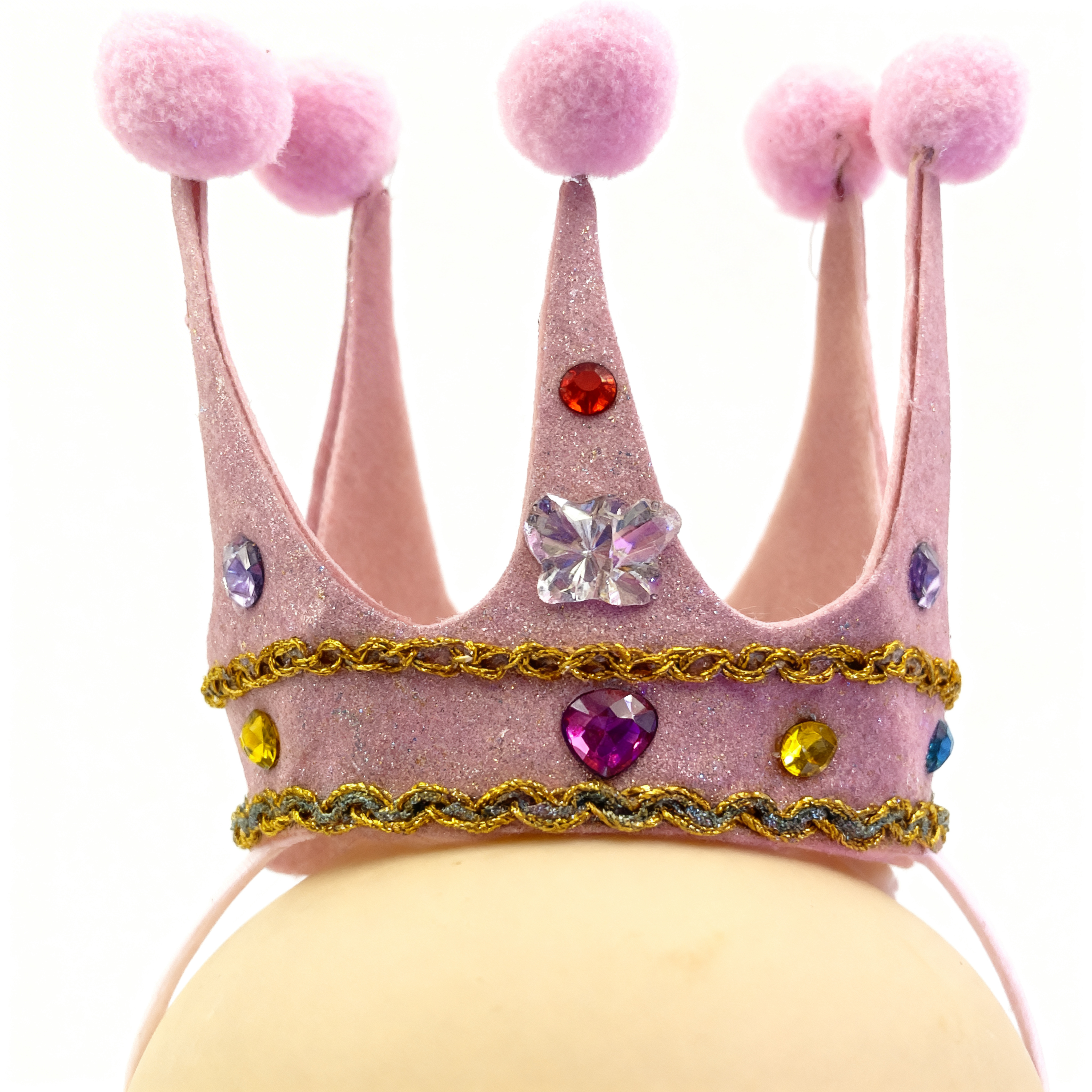 CINTILLO DECORADO PRINCESA ROSADO