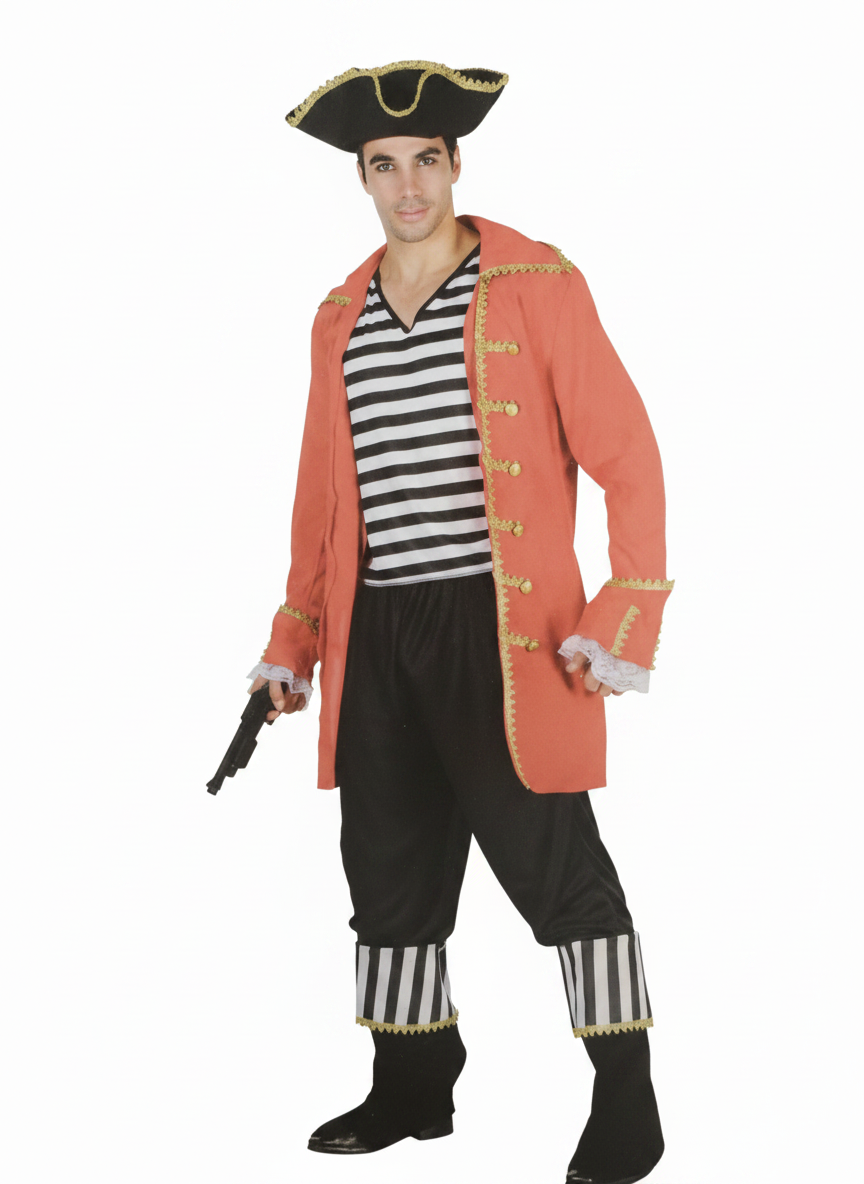 DISFRAZ PIRATA DE ALTA MAR ADULTO ML
