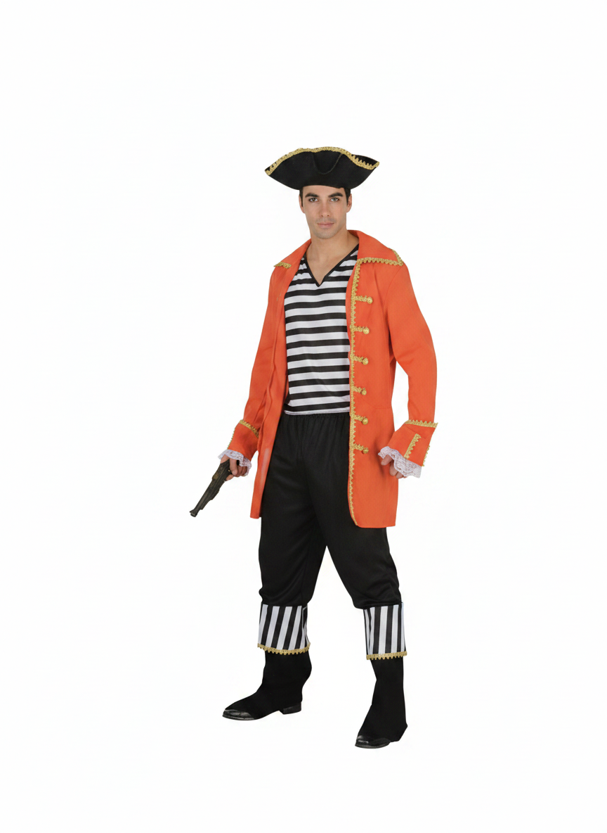 DISFRAZ PIRATA DE ALTA MAR ADULTO SM