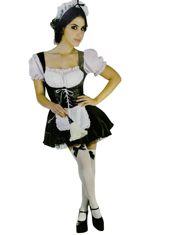 DISFRAZ MUCAMA ADULTA