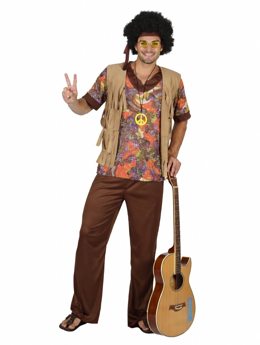 DISFRAZ HOMBRE HIPPIE T ML