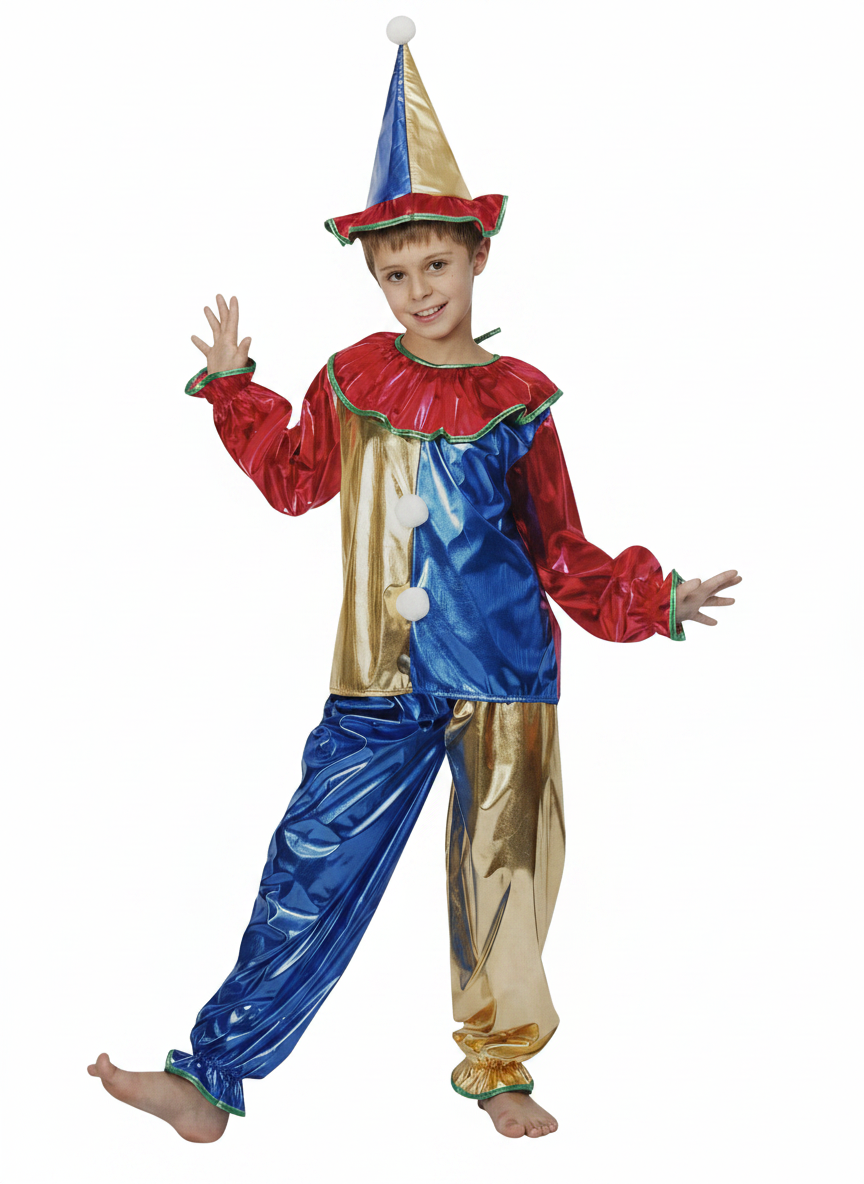 DISFRAZ PAYASO NINO 4-6