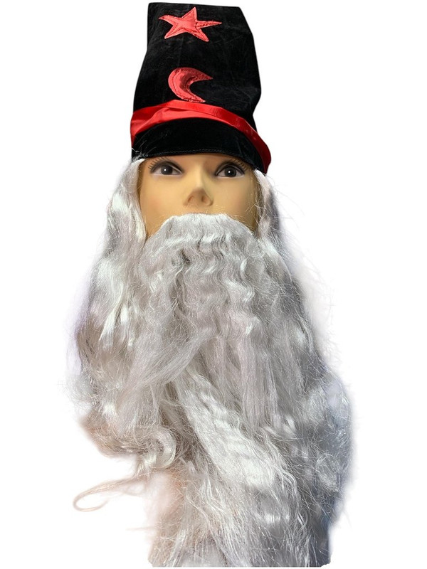 GORRO BRUJO CON BARBA