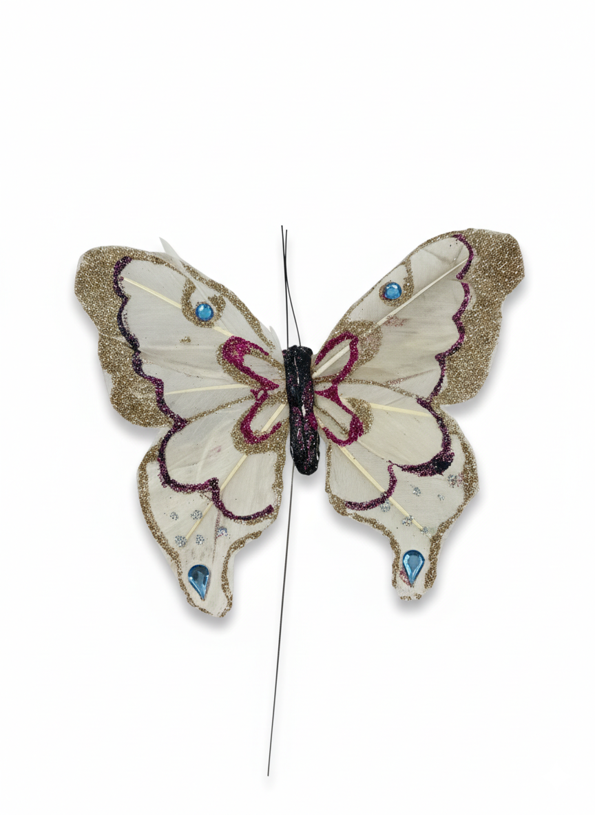 MARIPOSAS MEDIANA 12UNID BY09063