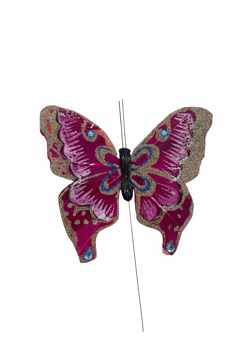 MARIPOSAS MEDIANA 12UNID BY09063