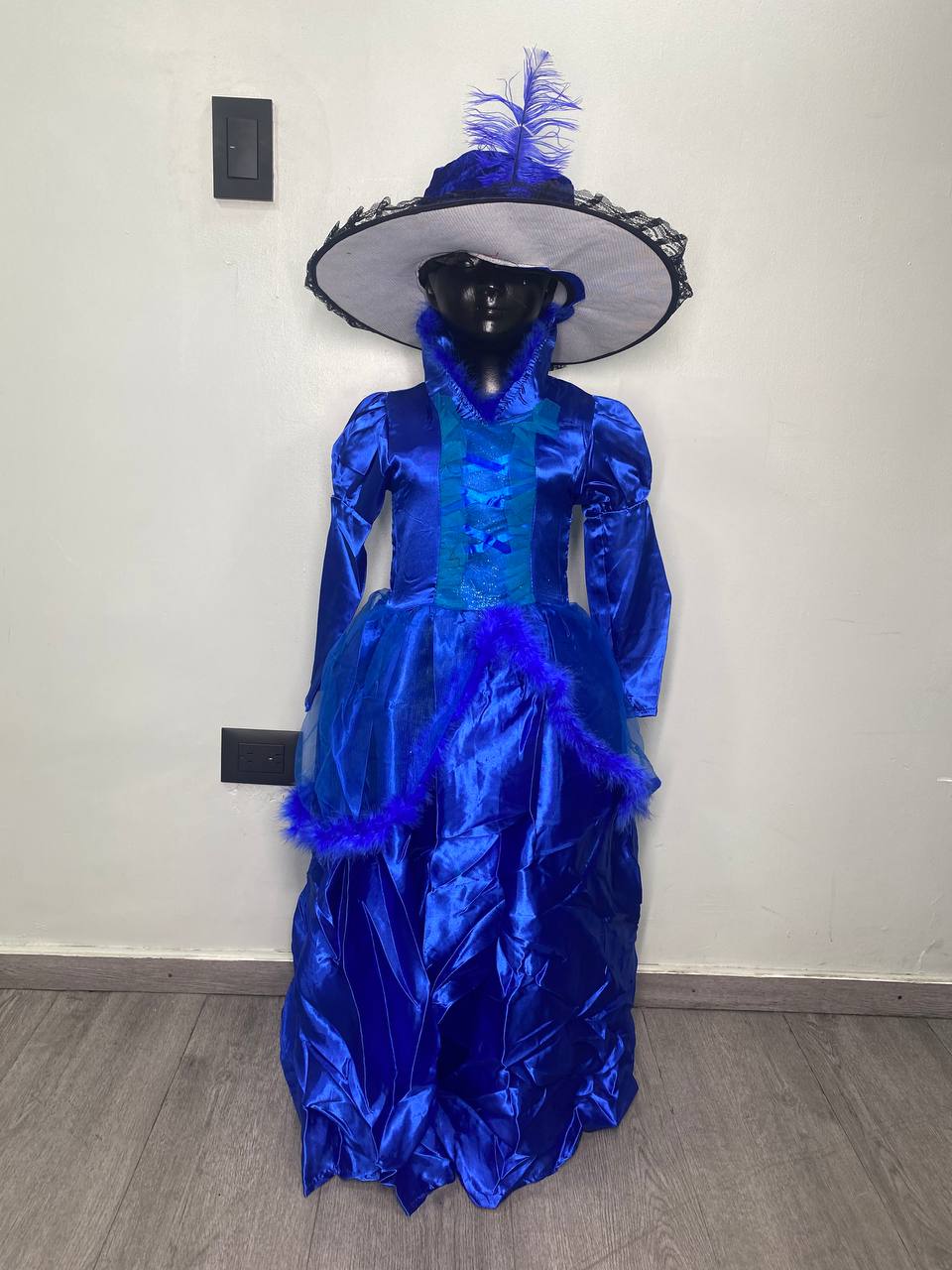 DISFRAZ DAMA ANTANONA NINA AZUL 7-10