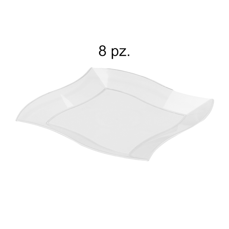 PLATO ACRILICO PREMIUM 7" 8 PZ