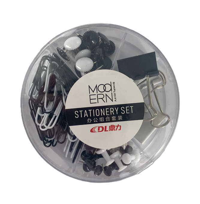 SET DE OFICINA 94UND BLANCO/NEGRO DL