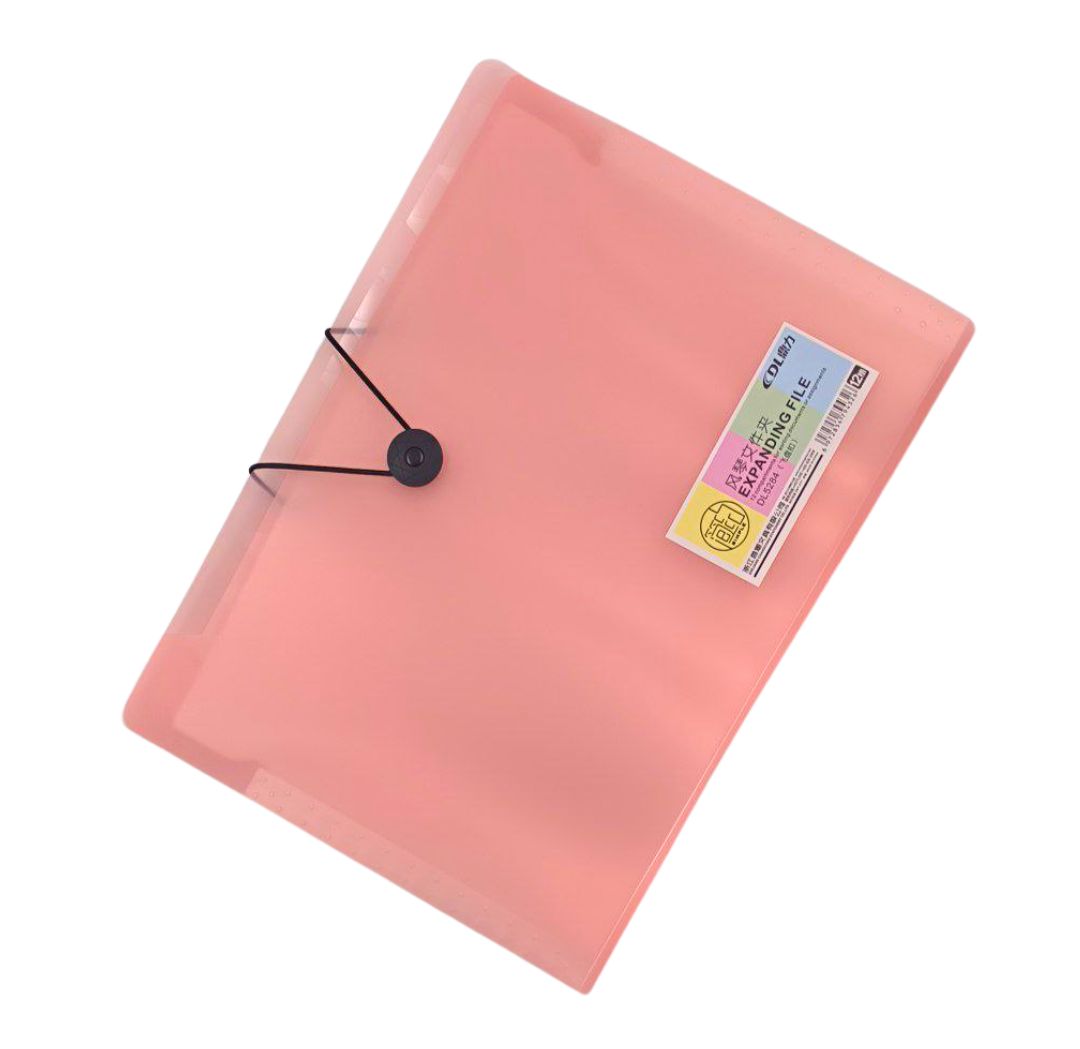 ARCHIVADOR ESPANDIBLE A6 12DIV PASTEL DL