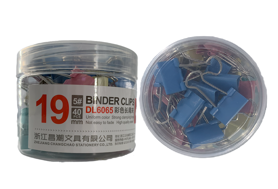 GANCHO DBL CLIPS 19MM 40UND UNICOLORES DL