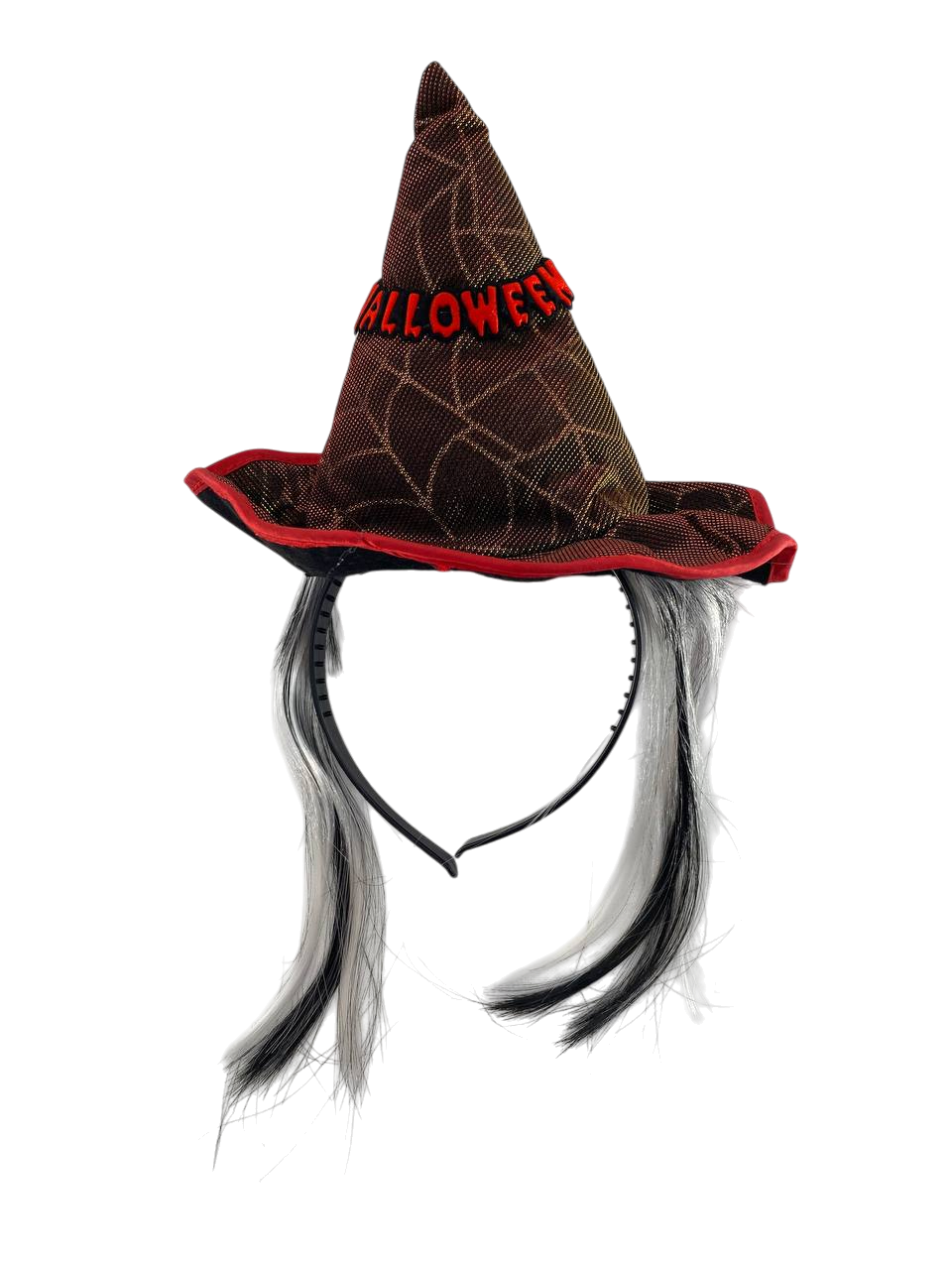 MINI SOMBRERO CON CABELLO