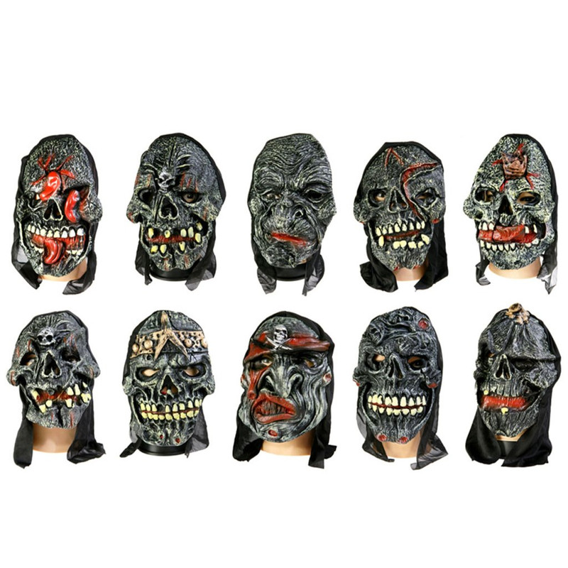 MASCARA LATEX SENCILLA CON CAPUCHA