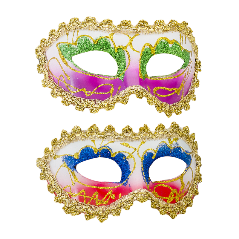 ANTIFAZ RIGIDO BORDE DECORADO AZUL