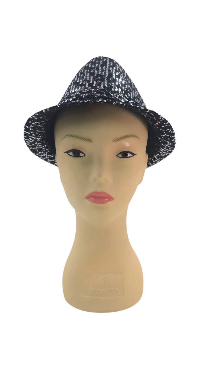 SOMBRERO GANGSTER DE TELA ANIMAL PRINT