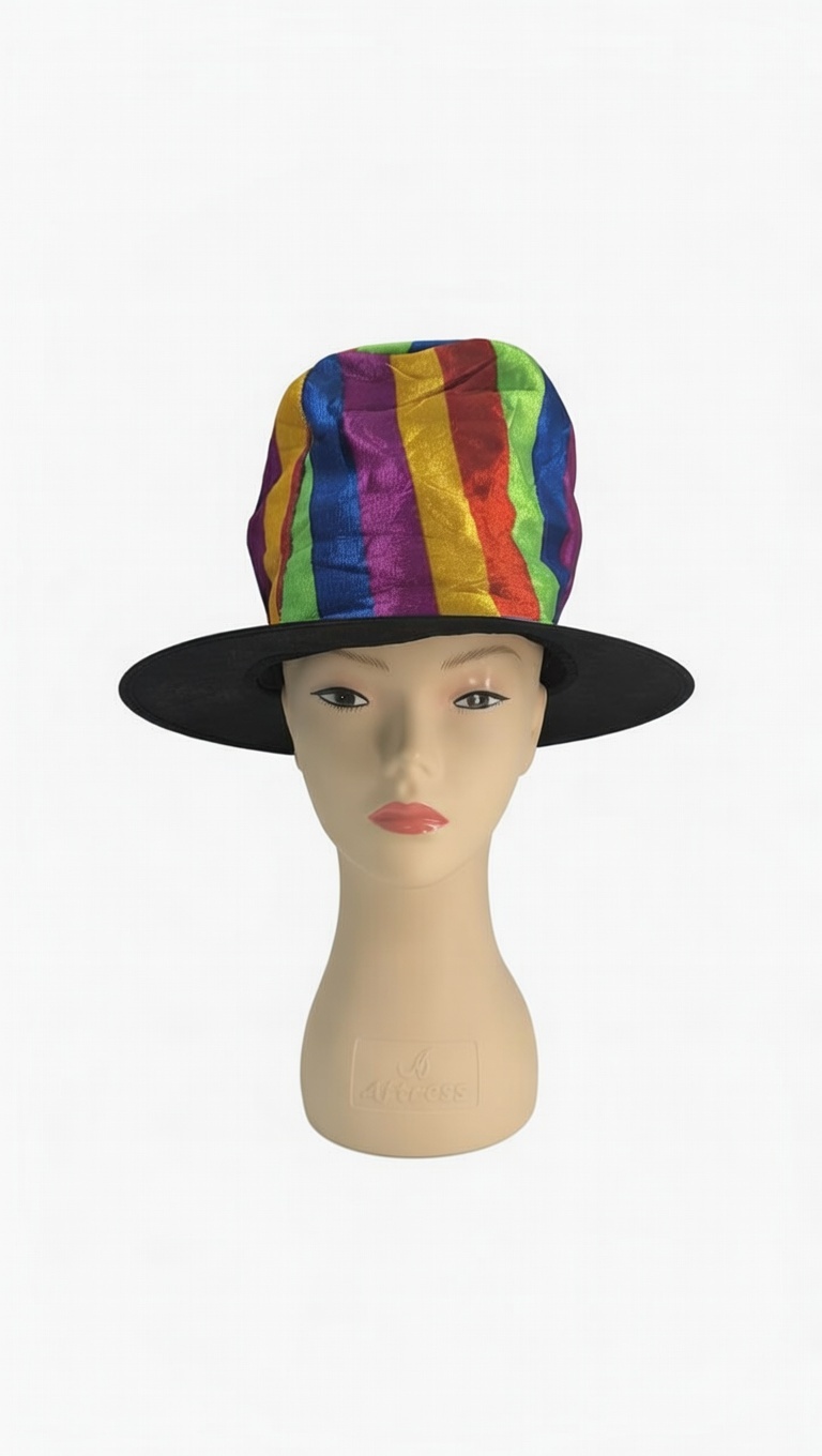 GORRO TELA CON FLEQUILLOS