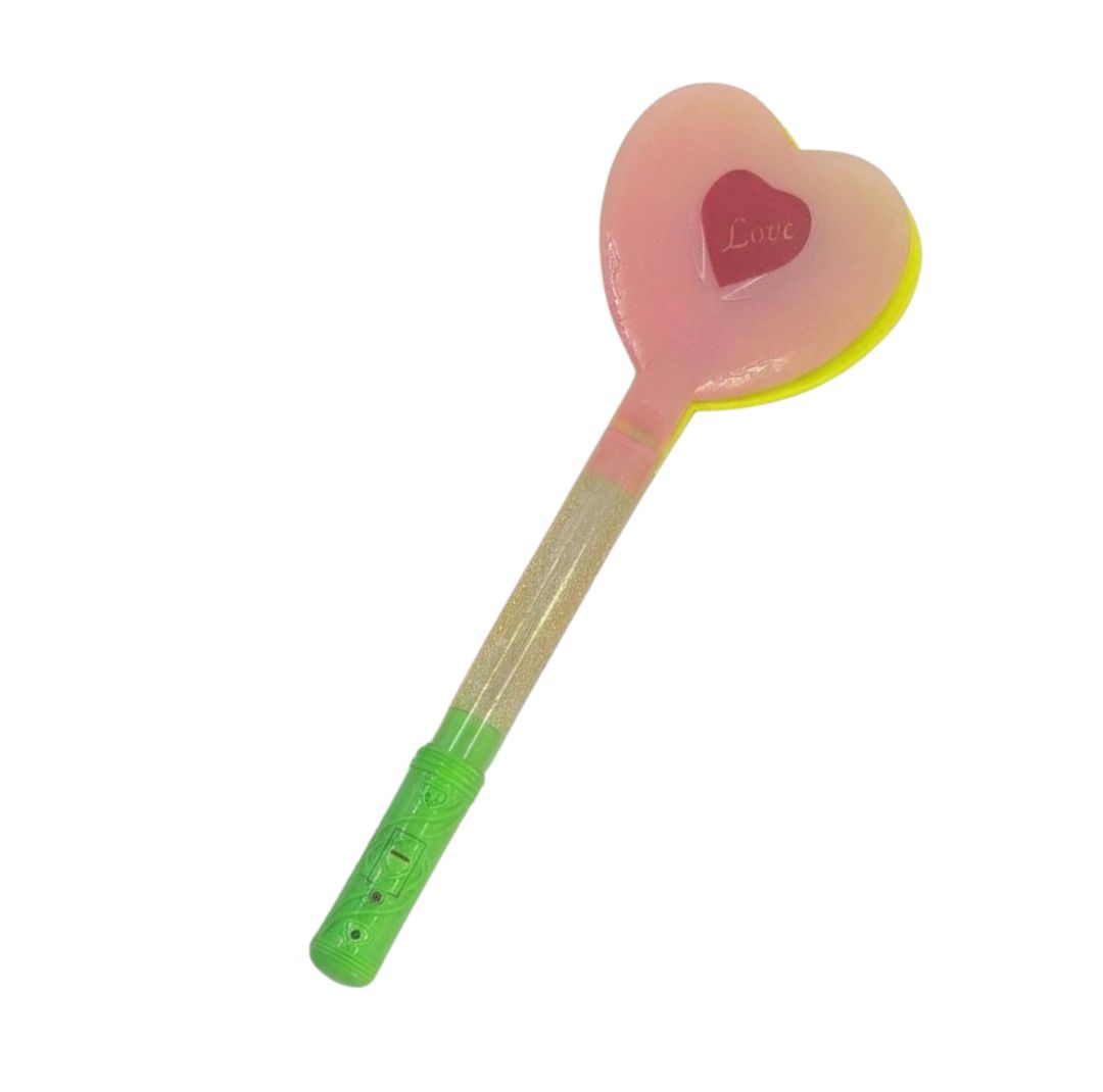 MATRACA CORAZON CON LUZ