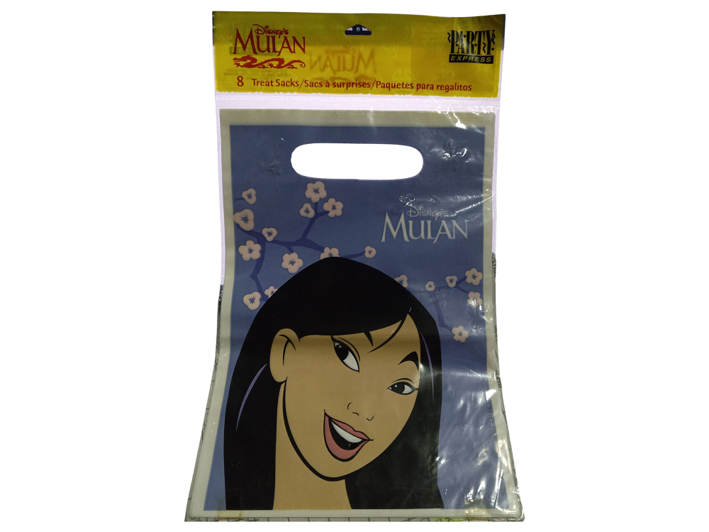 BOLSAS DE COTILLO MULAN 8UNID