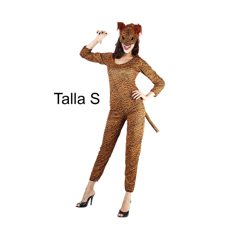 DISFRAZ LEOPARDO ADULTA T S