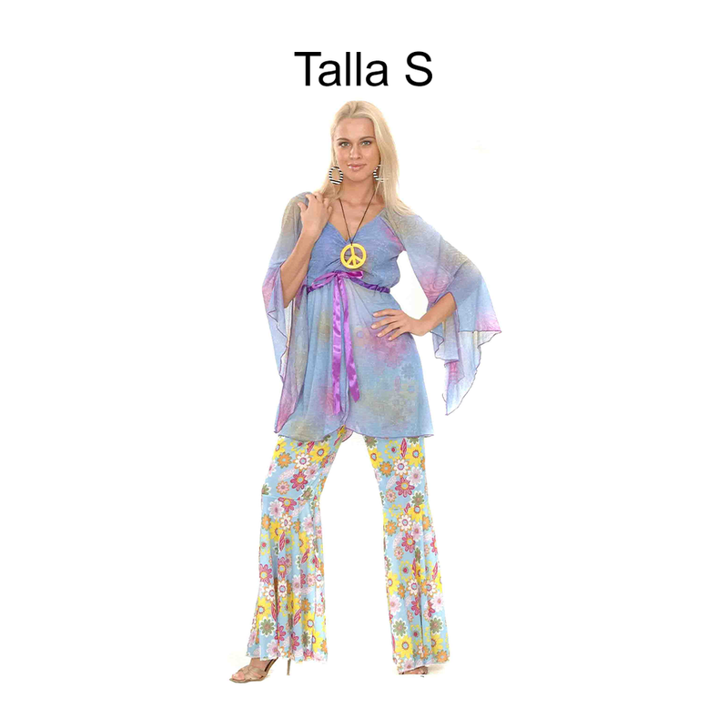 DISFRAZ MUJER HIPPIE T S