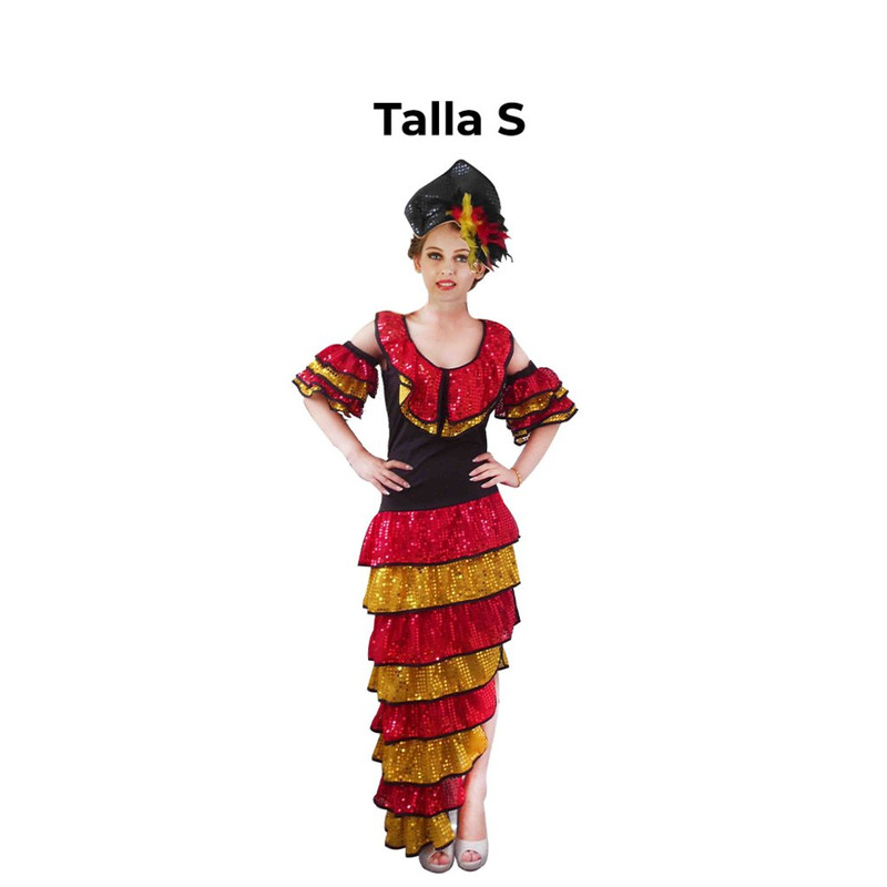 DISFRAZ RUMBERA ADULTA T S