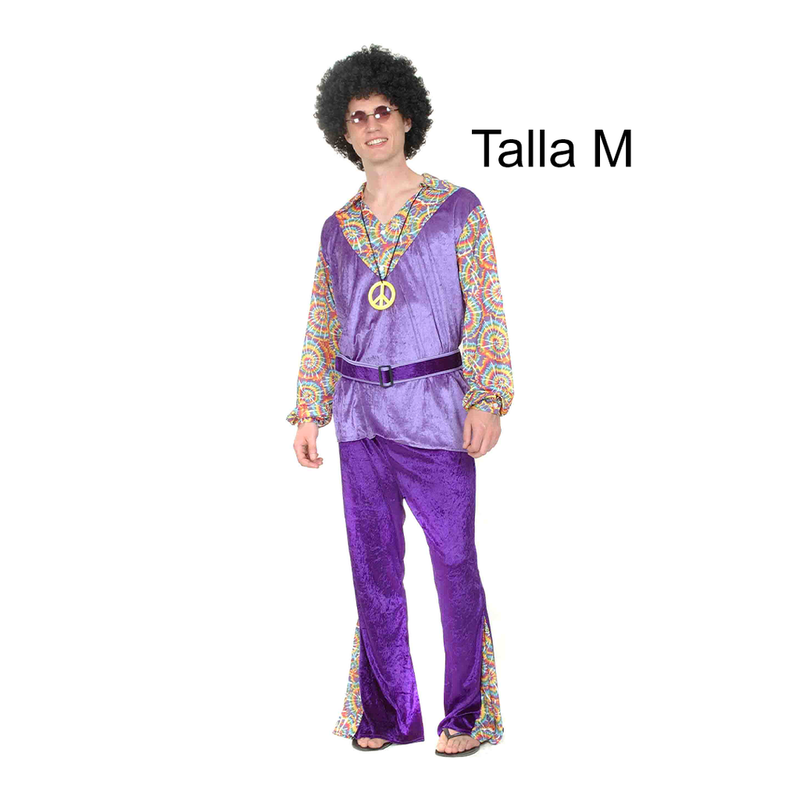 DISFRAZ HOMBRE HIPPIE T M
