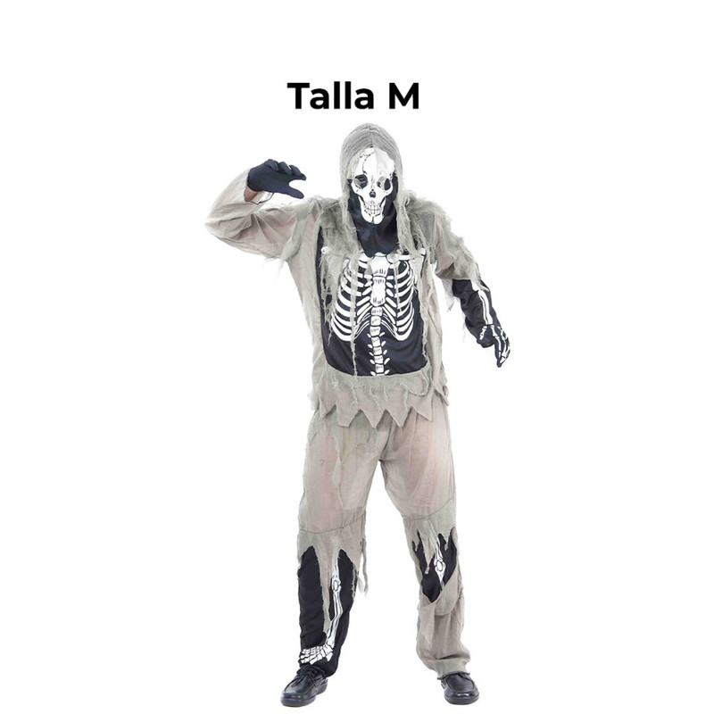 DISFRAZ ESQUELETO ZOMBIE