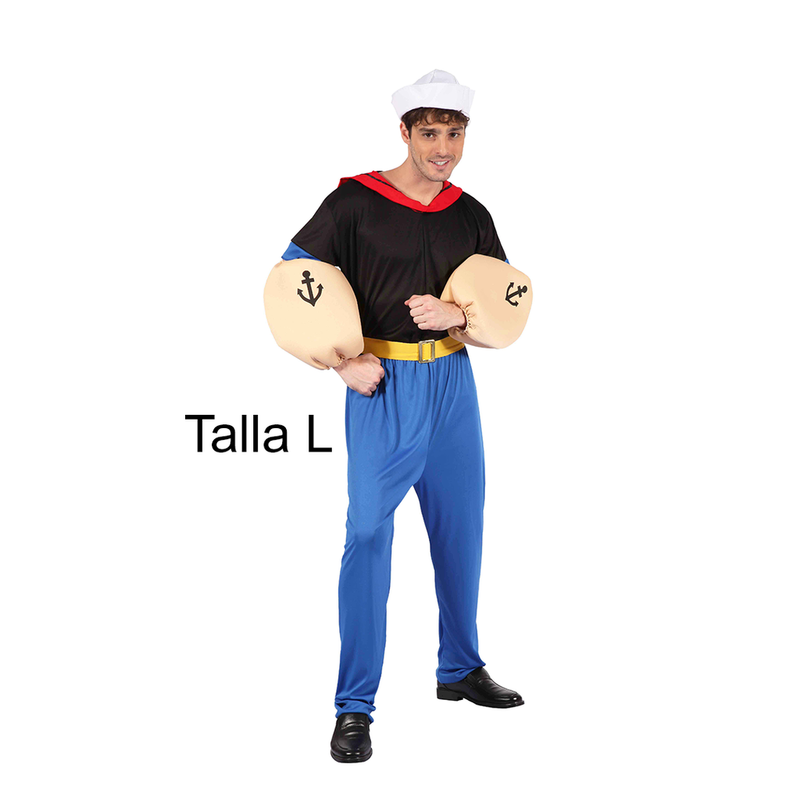 DISFRAZ MARINERO POPEYE ADULTO T L