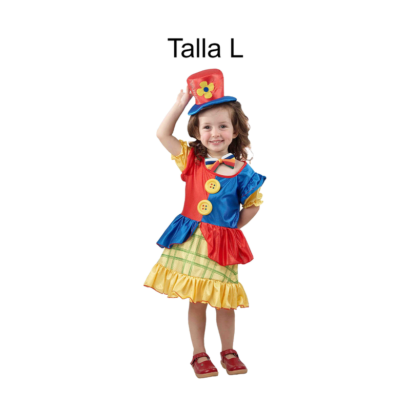 DISFRAZ PAYASITA BEBE T L