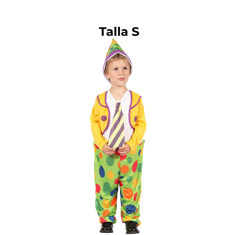 DISFRAZ PAYASO BEBE T S