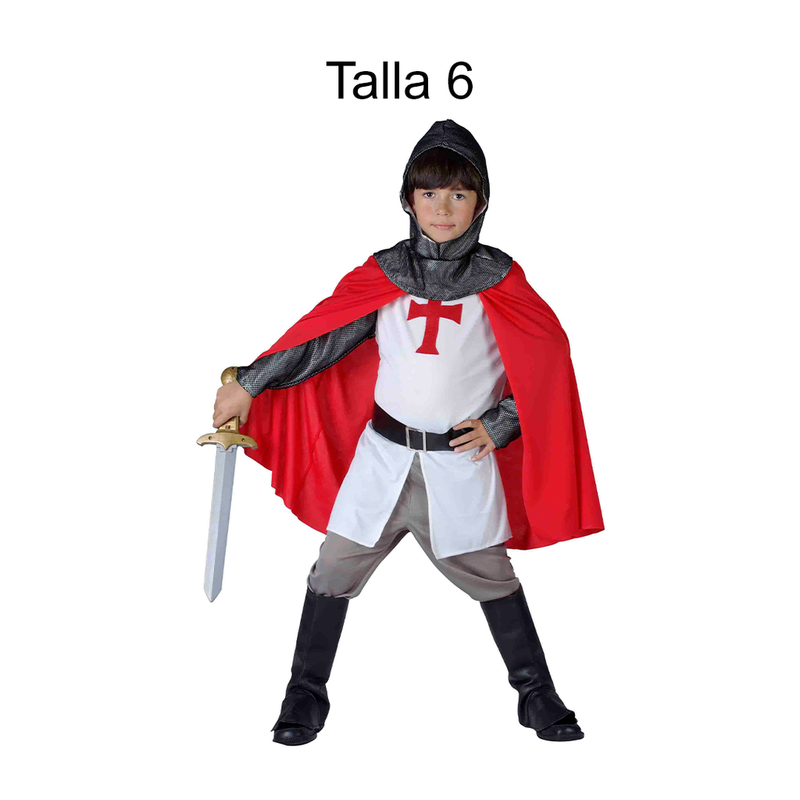 DISFRAZ GUERRERO MEDIEVAL NINO T 6