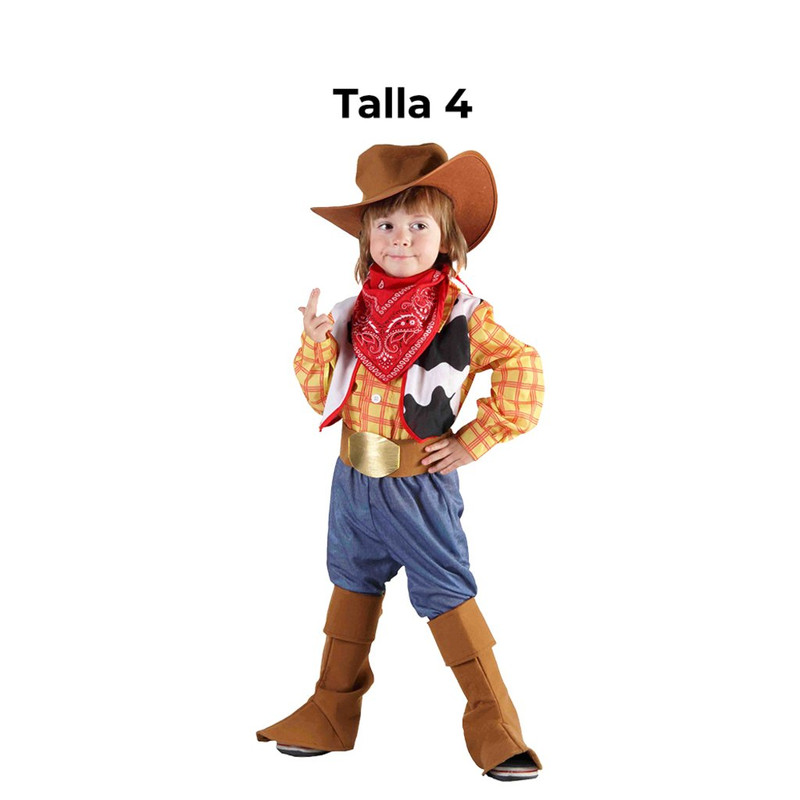 DISFRAZ VAQUERO NINO T 4