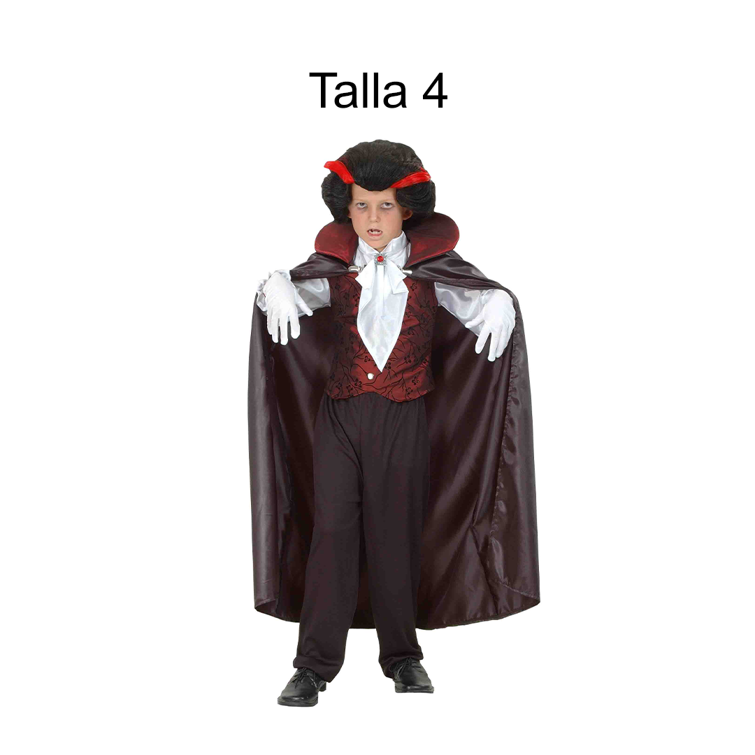 DISFRAZ DRACULA NINO T 4