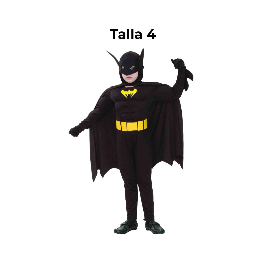 DISFRAZ BATMAN NINO T 4